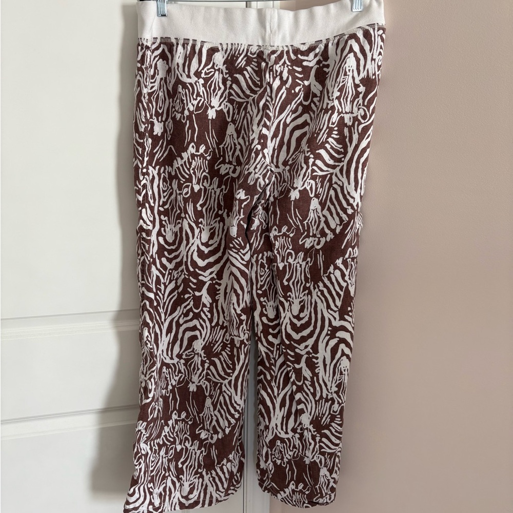 Lilly Pulitzer The Beach Pant. Size XL brown zebra - Picture 5 of 11